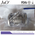 2PC Flanged End Ball Valve with Mounting Pad JIS10k